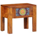 vidaXL Beistelltisch mit Schubladen mit Speicher Braun 40 x 30 x 36 cm
