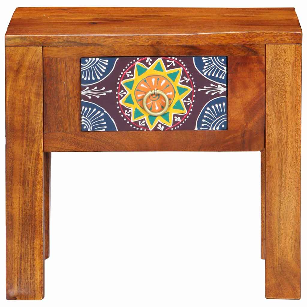 vidaXL Beistelltisch mit Schubladen mit Speicher Braun 40 x 30 x 36 cm