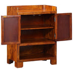 vidaXL Schuhschrank mit Regal Braun 55 x 35 x 75 cm Massivholz Akazie