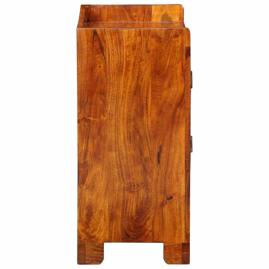 vidaXL Schuhschrank mit Regal Braun 55 x 35 x 75 cm Massivholz Akazie