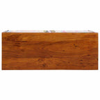 vidaXL Schuhschrank mit Tür Braun 90 x 35 x 55 cm Massivholz Akazie