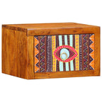 vidaXL Nachttisch mit Schubladen Braun 35 x 30 x 22 cm