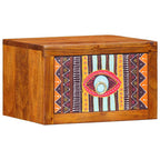 vidaXL Nachttisch mit Schubladen Braun 35 x 30 x 22 cm