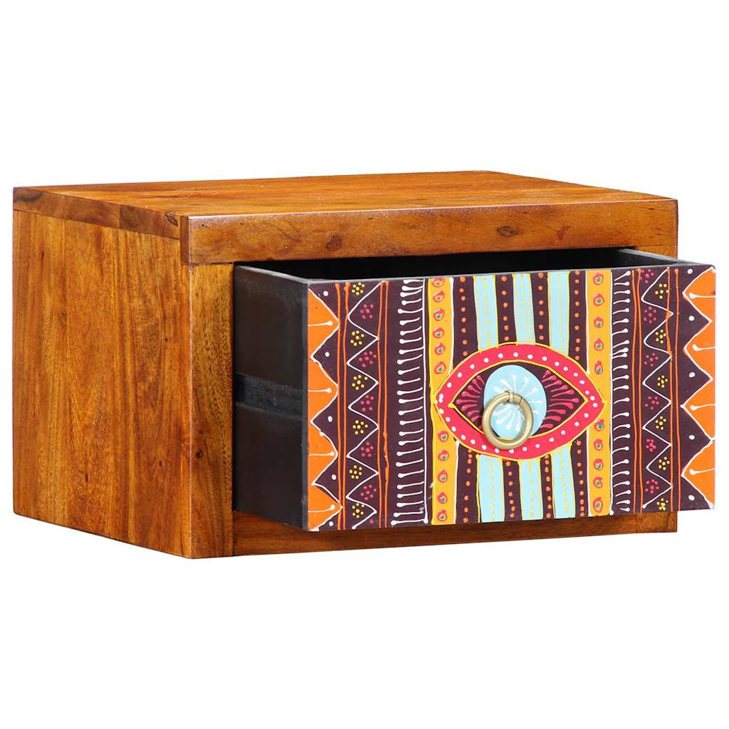 vidaXL Nachttisch mit Schubladen Braun 35 x 30 x 22 cm