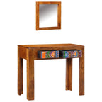 vidaXL Schminktisch Braun 90 x 45 x 75 cm Massivholz Akazie