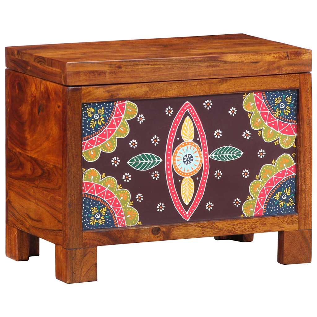 vidaXL Aufbewahrungsbox Mehrfarbig 50 x 30 x 40 cm Massivholz Akazie