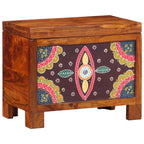 vidaXL Aufbewahrungsbox Mehrfarbig 50 x 30 x 40 cm Massivholz Akazie