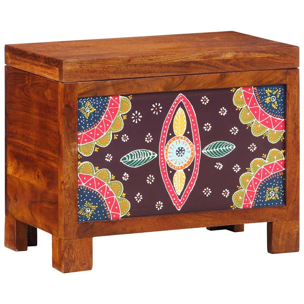vidaXL Aufbewahrungsbox Mehrfarbig 50 x 30 x 40 cm Massivholz Akazie