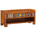 vidaXL Schuhbank Honigbraun 100 x 35 x 45 cm Akazienmassivholz