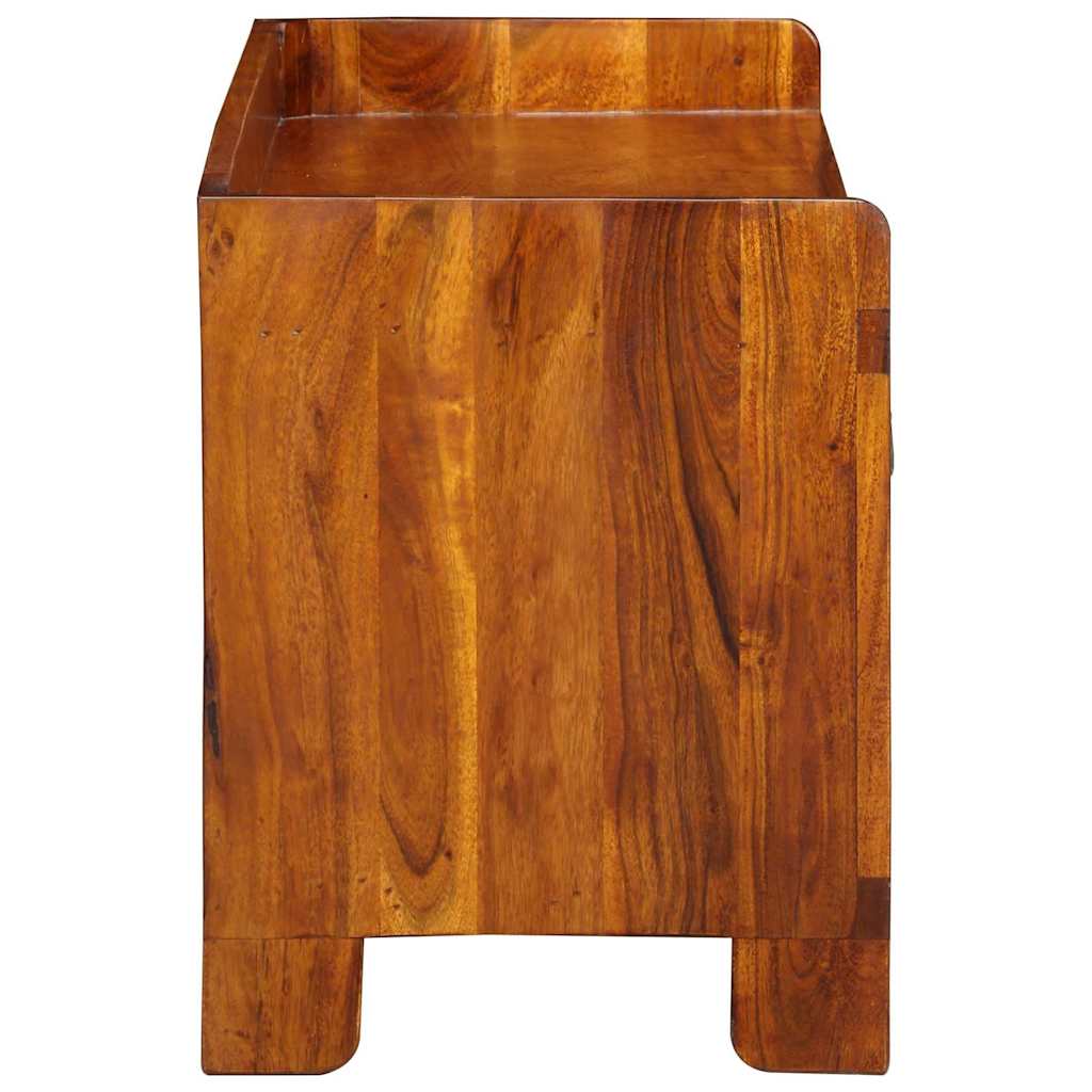 vidaXL Schuhbank Honigbraun 100 x 35 x 45 cm Akazienmassivholz