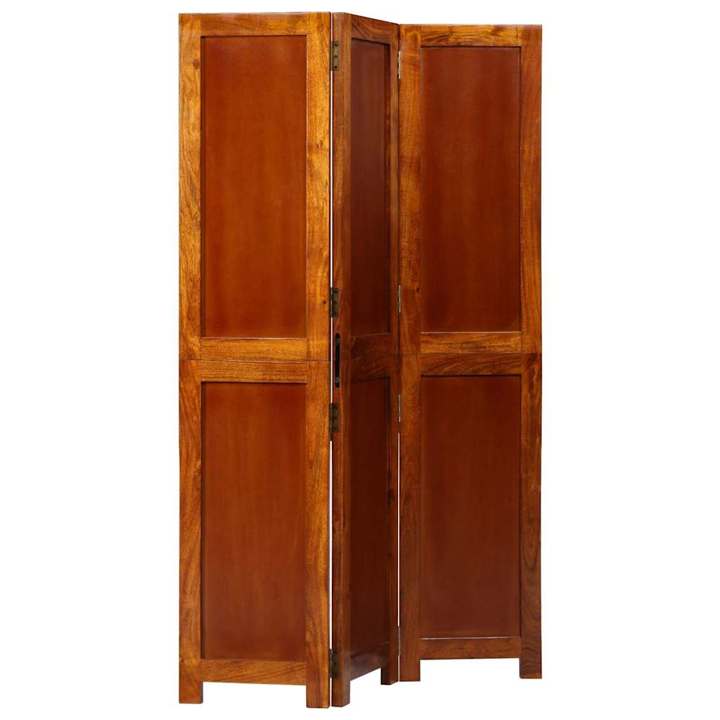 vidaXL Raumteiler Honigbraun 105 x 1,5 x 160 cm Massivholz Akazie