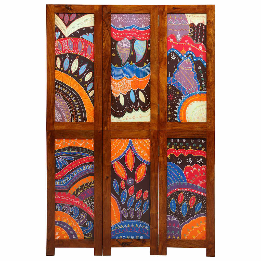 vidaXL Raumteiler Honigbraun 105 x 1,5 x 160 cm Massivholz Akazie