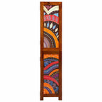 vidaXL Raumteiler Honigbraun 105 x 1,5 x 160 cm Massivholz Akazie