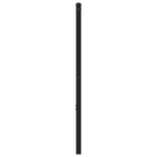 vidaXL Ersatz-Kopfteil Räuchereiche 75 cm Eisen und Holzwerkstoff