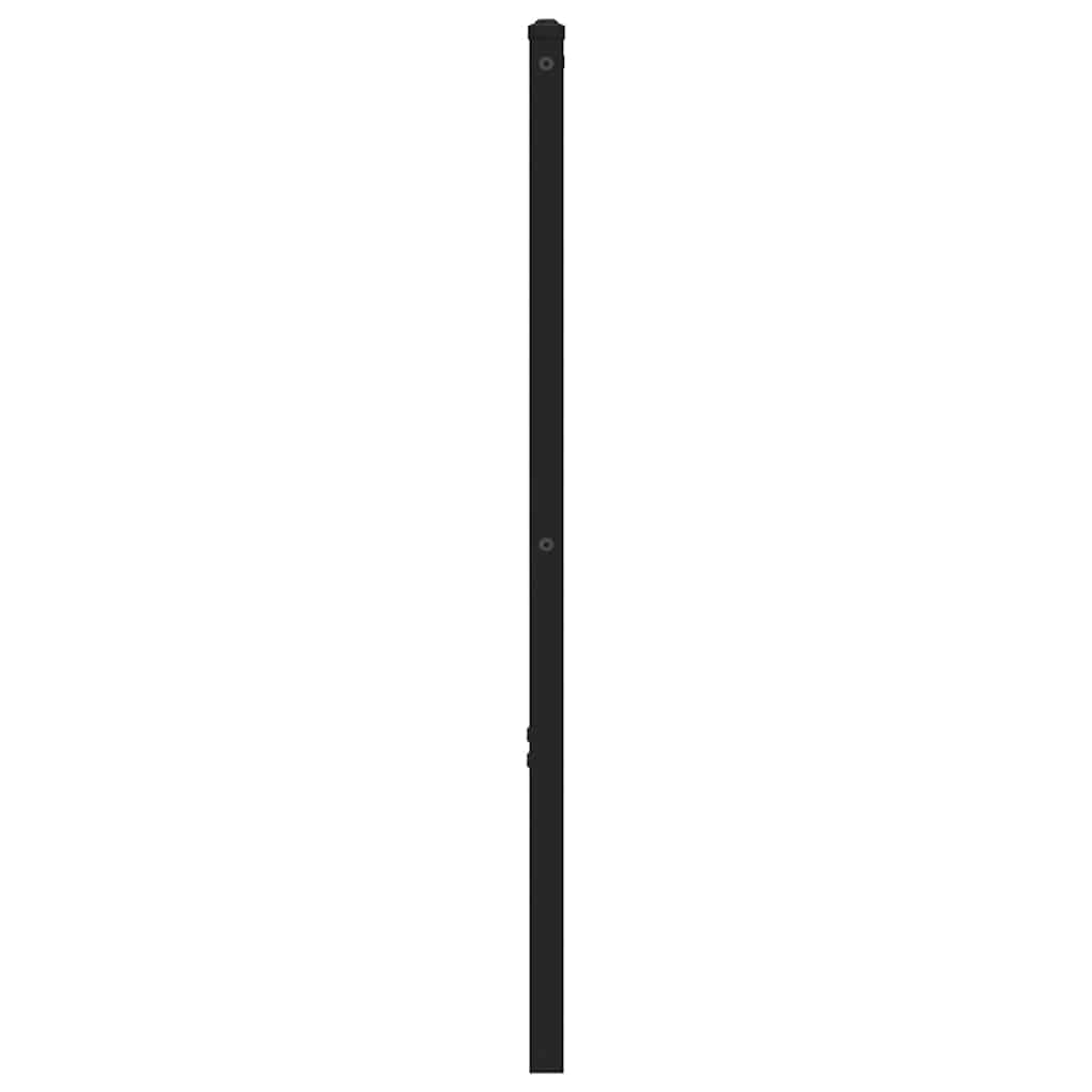 vidaXL Ersatz-Kopfteil Räuchereiche 75 cm Eisen und Holzwerkstoff