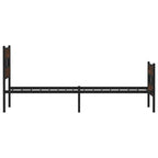 vidaXL Bettgestell ohne Matratze mit Kopf- und Fußteil 75x190 cm