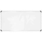 vidaXL Transparente Plane mit Ösen 1x2 m Polyethylen