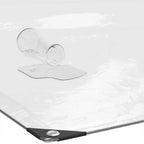 vidaXL Klare Plane mit Ösen 2x2 m Polyethylen