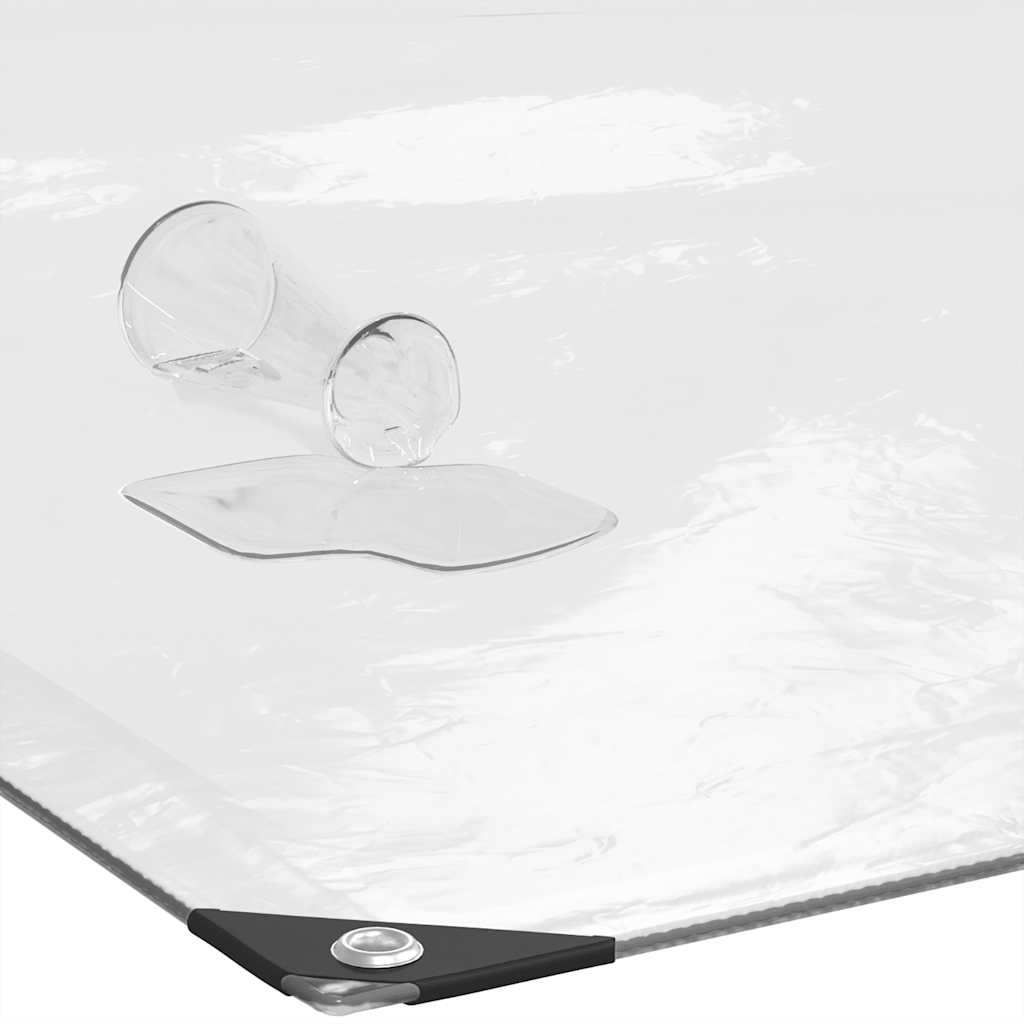 vidaXL Klare Plane mit Ösen 2x2 m Polyethylen