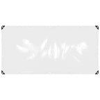 vidaXL Transparente Plane mit Ösen 1x2 m PVC
