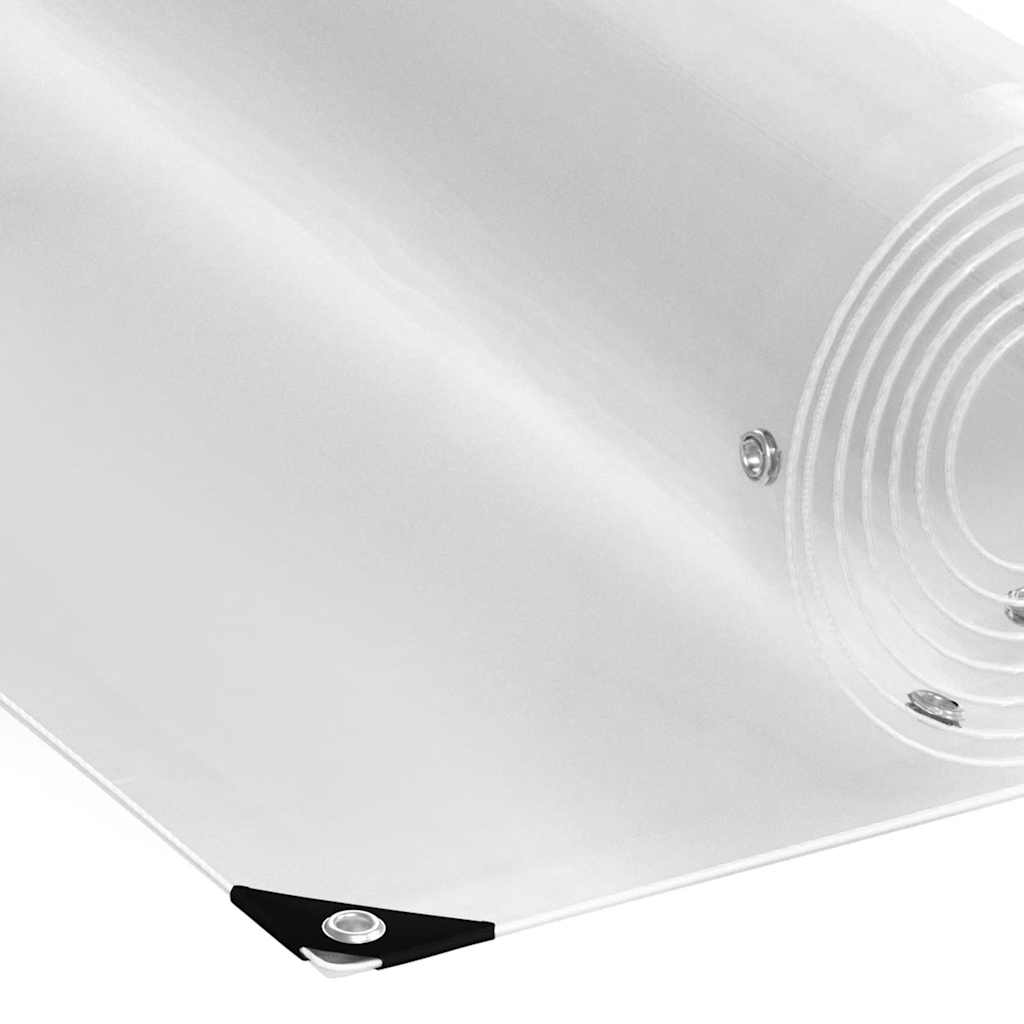vidaXL Klare Plane mit Ösen 2x2 m PVC