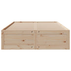 vidaXL Massivholzbett ohne Matratze mit Schubladen 150x200 cm Kiefer