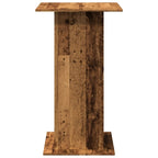 vidaXL Bartisch mit Ablagen Altholz-Optik 60x60x102 cm Holzwerkstoff