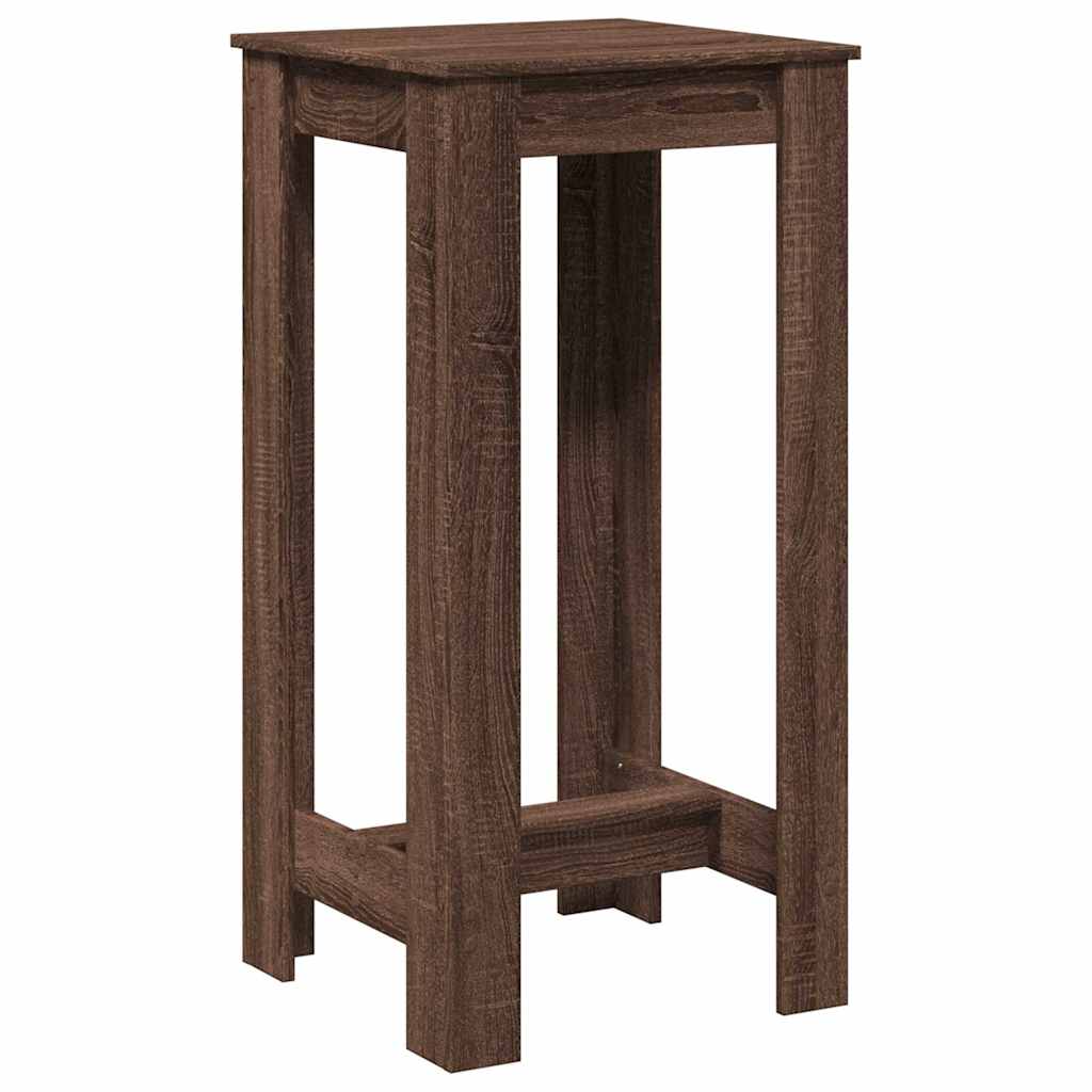 vidaXL Bartisch Braun Eichen-Optik 51x50x103,5 cm Holzwerkstoff