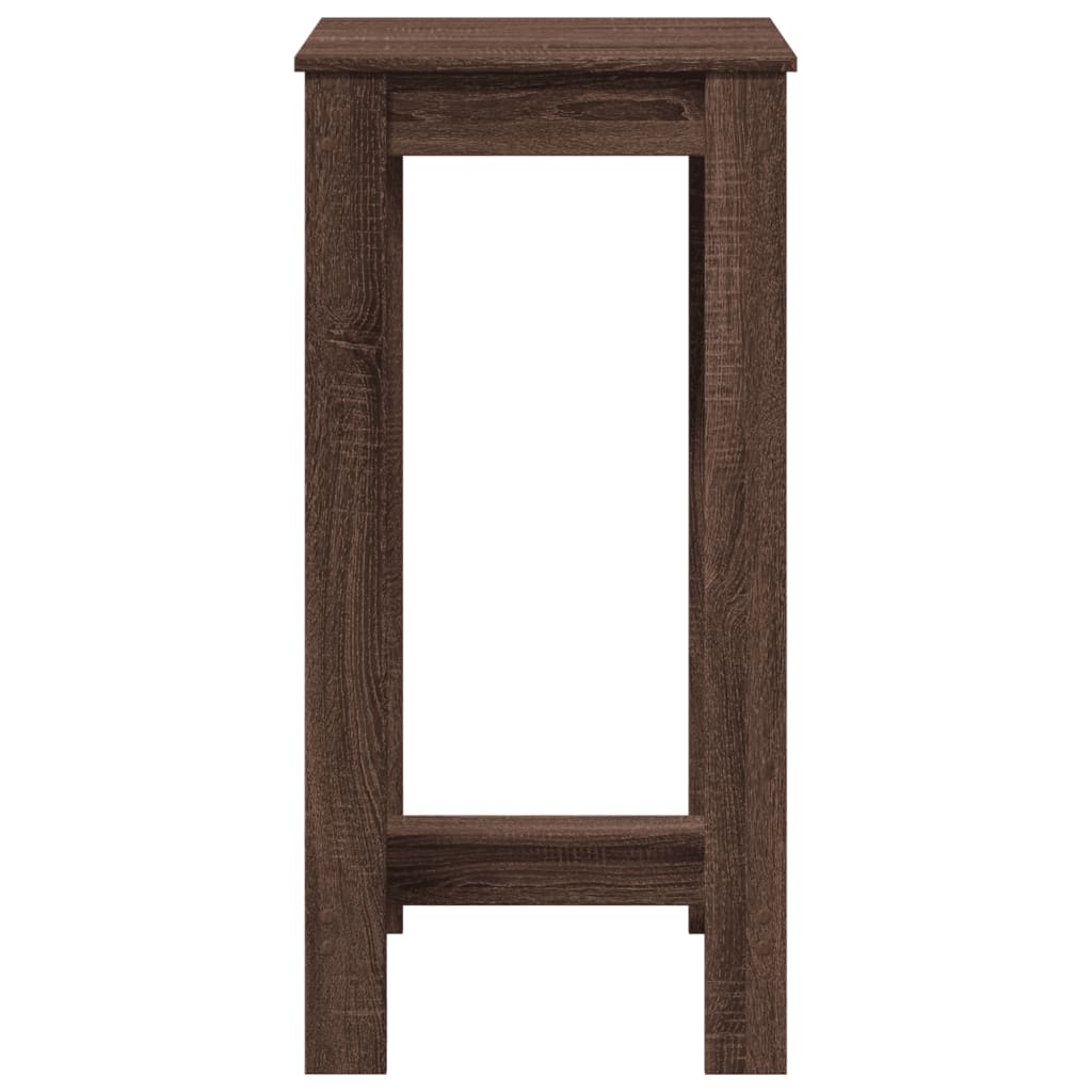 vidaXL Bartisch Braun Eichen-Optik 51x50x103,5 cm Holzwerkstoff