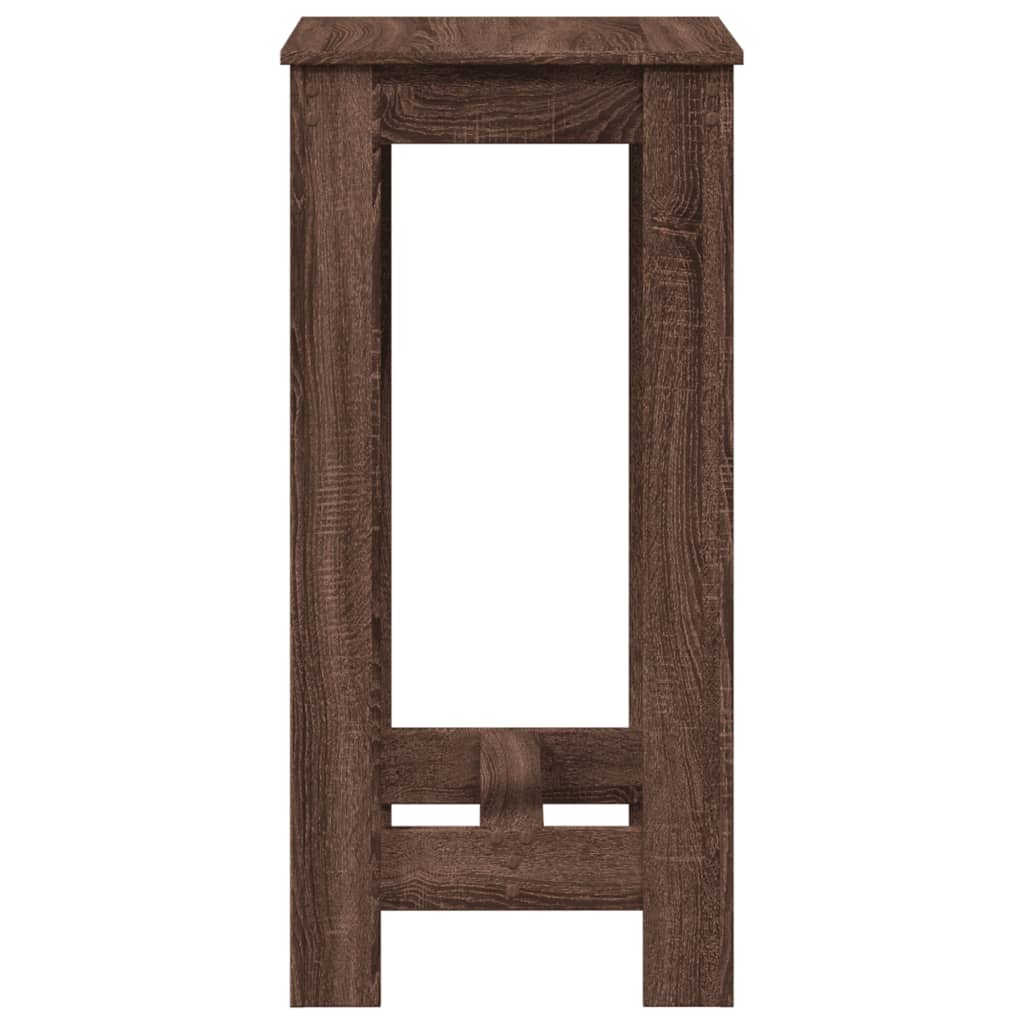 vidaXL Bartisch Braun Eichen-Optik 51x50x103,5 cm Holzwerkstoff