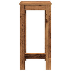 vidaXL Bartisch Altholz-Optik 51x50x103,5 cm Holzwerkstoff