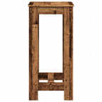 vidaXL Bartisch Altholz-Optik 51x50x103,5 cm Holzwerkstoff