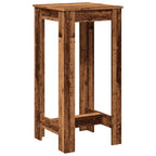 vidaXL Bartisch Altholz-Optik 51x50x103,5 cm Holzwerkstoff