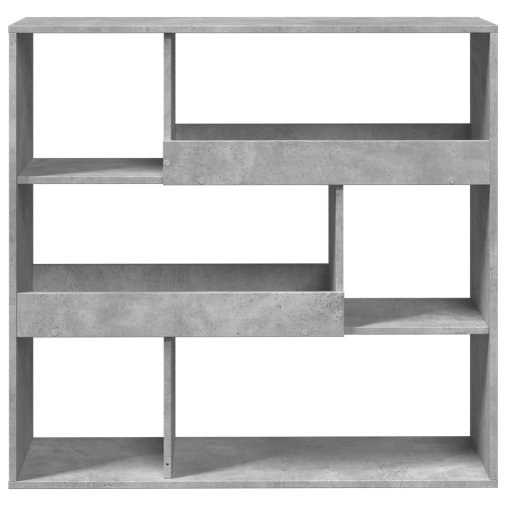 vidaXL Bücherregal/Raumteiler Betongrau 100x33x94,5 cm