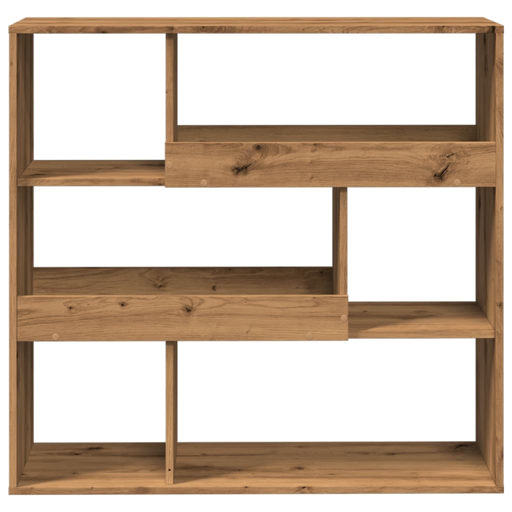 vidaXL Bücherregal/Raumteiler Artisan-Eiche 100x33x94,5 cm