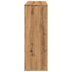vidaXL Bücherregal/Raumteiler Artisan-Eiche 100x33x94,5 cm