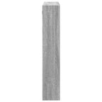 vidaXL Wandschrank Grau Sonoma 80x15x80 cm Holzwerkstoff