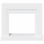 vidaXL Kaminumrandung Weiß 100x30x87,5 cm Holzwerkstoff