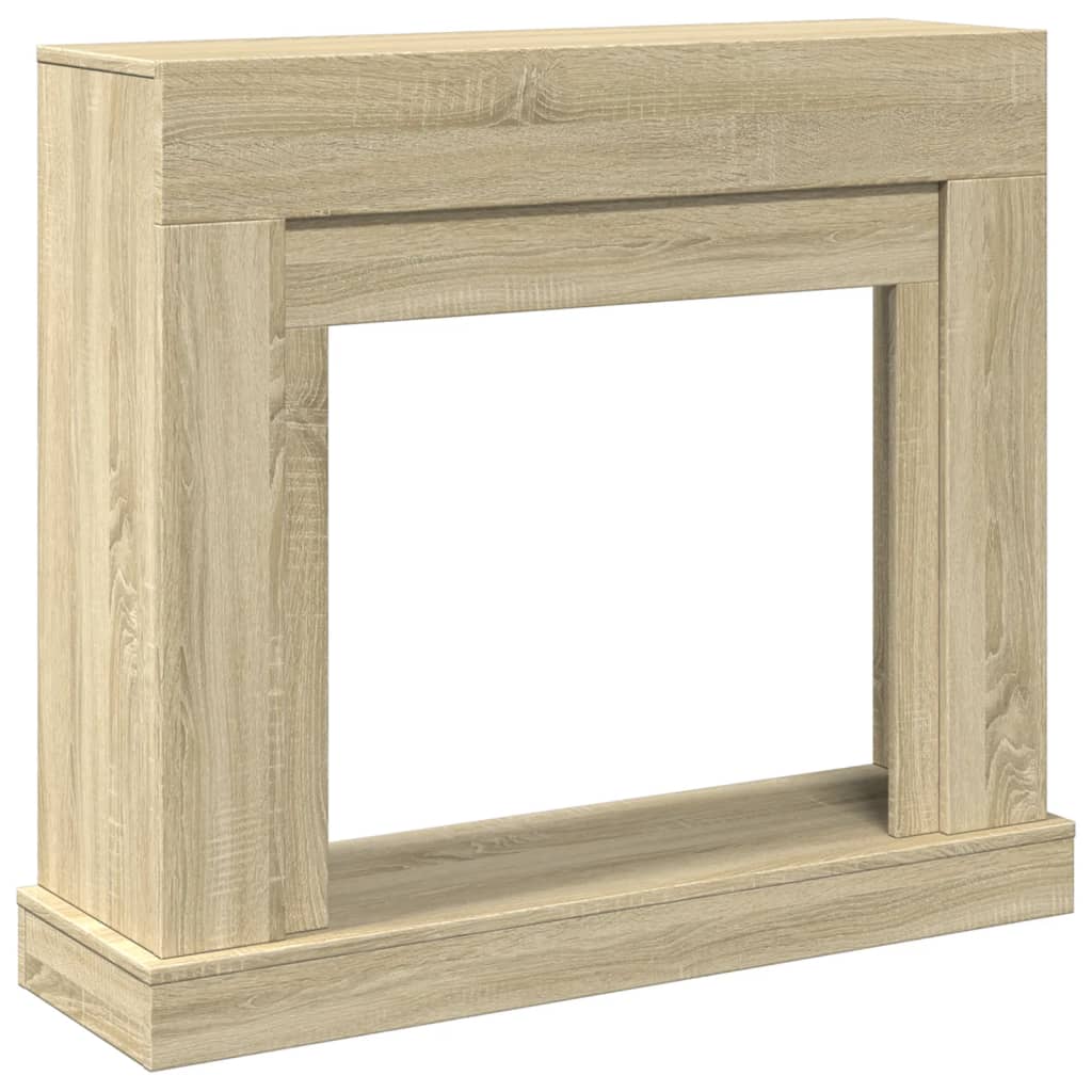vidaXL Kaminumrandung Sonoma-Eiche 100x30x87,5 cm Holzwerkstoff