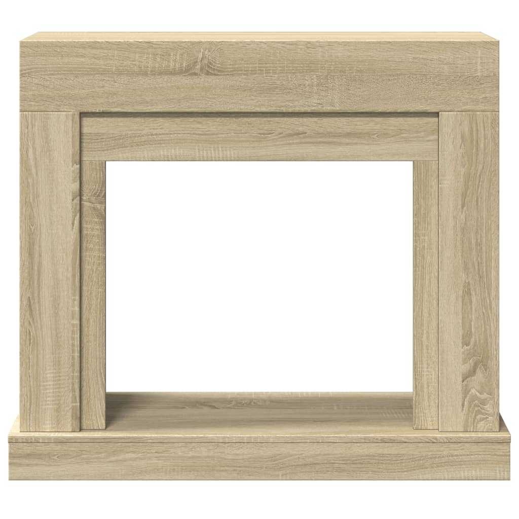 vidaXL Kaminumrandung Sonoma-Eiche 100x30x87,5 cm Holzwerkstoff