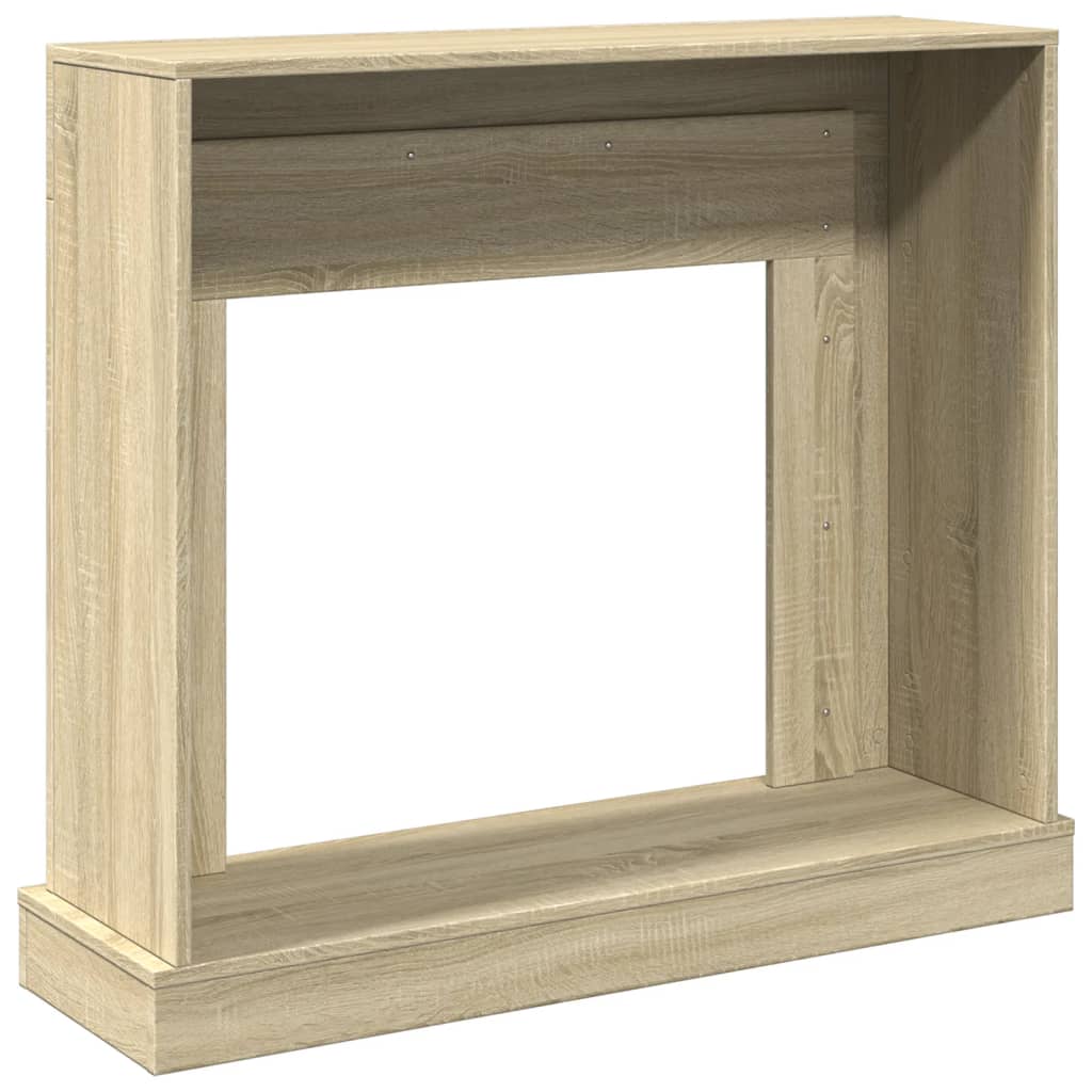 vidaXL Kaminumrandung Sonoma-Eiche 100x30x87,5 cm Holzwerkstoff