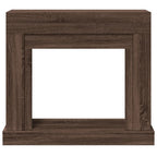 vidaXL Kaminumrandung Braun Eichen-Optik 100x30x87,5 cm Holzwerkstoff