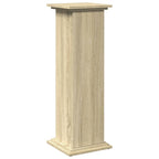 vidaXL Postament mit Stauraum Sonoma-Eiche 31x30x90 cm Holzwerkstoff