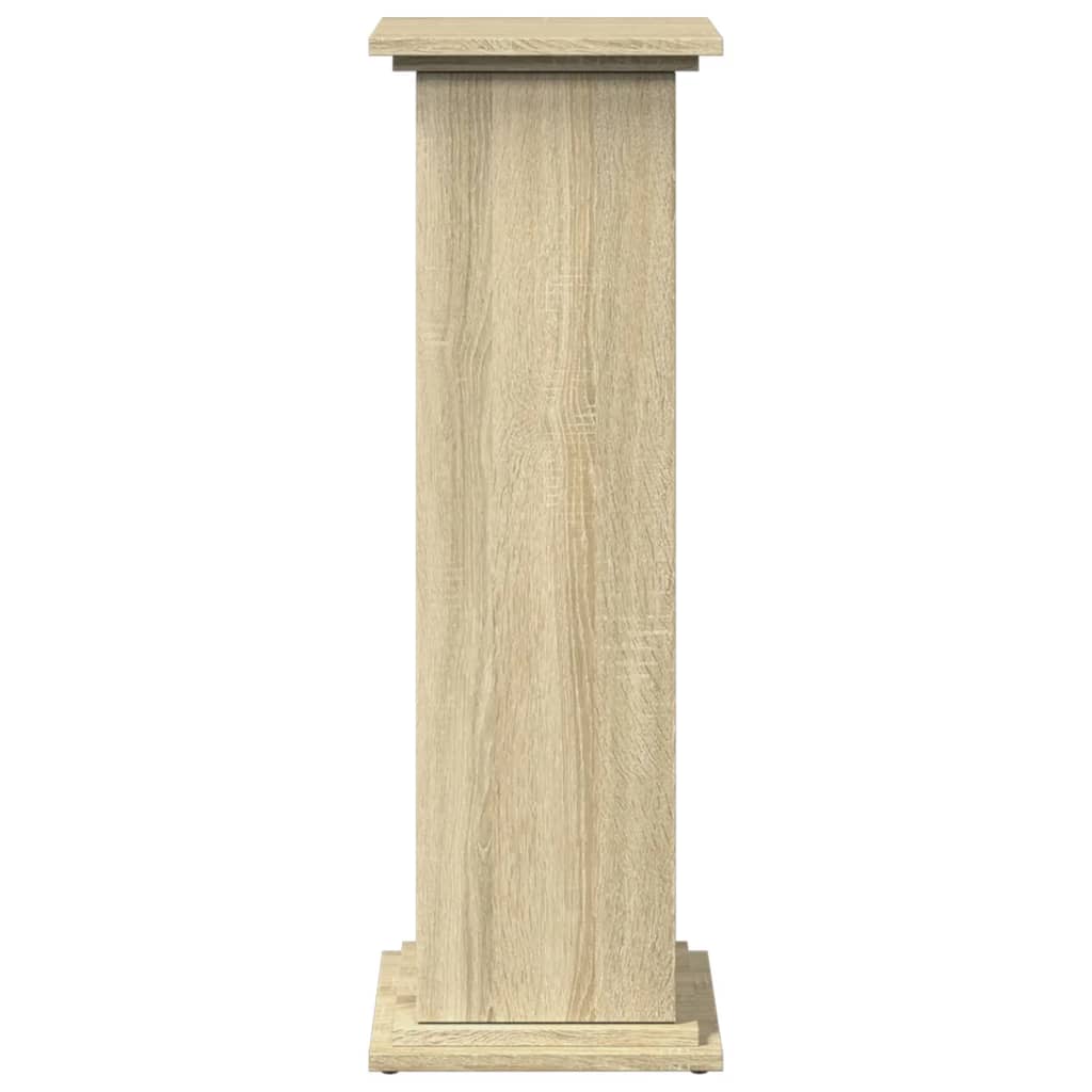 vidaXL Postament mit Stauraum Sonoma-Eiche 31x30x90 cm Holzwerkstoff