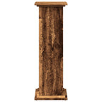 vidaXL Postament mit Stauraum Altholz-Optik 31x30x90 cm Holzwerkstoff