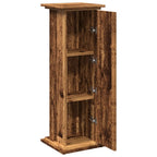 vidaXL Postament mit Stauraum Altholz-Optik 31x30x90 cm Holzwerkstoff