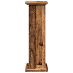 vidaXL Postament mit Stauraum Altholz-Optik 31x30x90 cm Holzwerkstoff