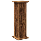 vidaXL Postament mit Stauraum Altholz-Optik 31x30x90 cm Holzwerkstoff