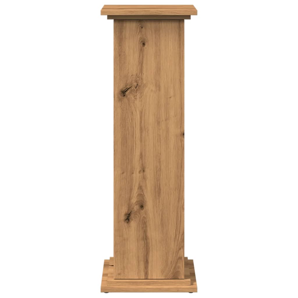 vidaXL Postament mit Stauraum Artisan-Eiche 31x30x90 cm Holzwerkstoff