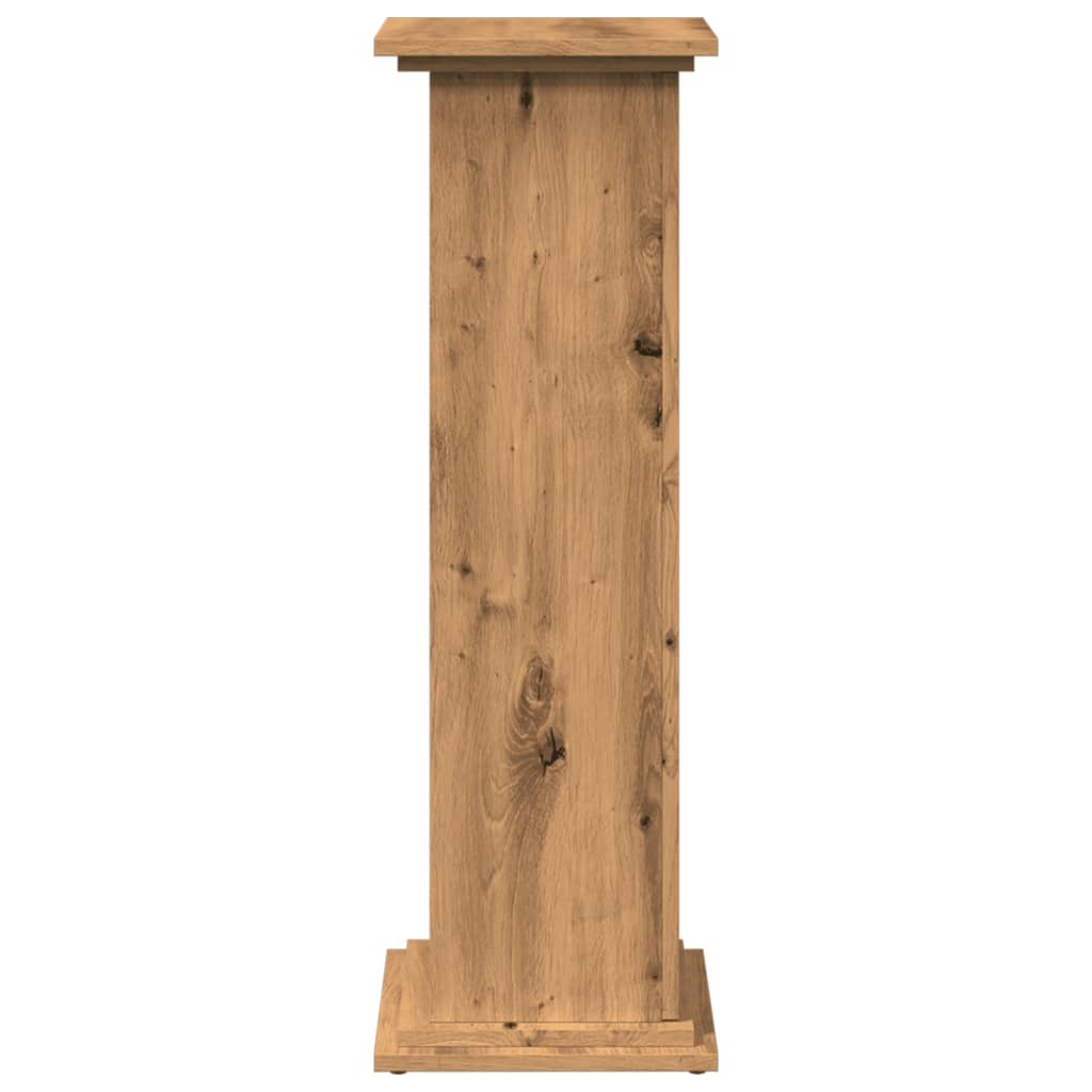vidaXL Postament mit Stauraum Artisan-Eiche 31x30x90 cm Holzwerkstoff